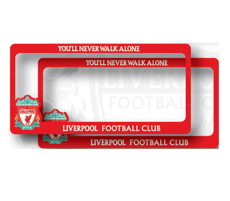 liverpool license plate holder